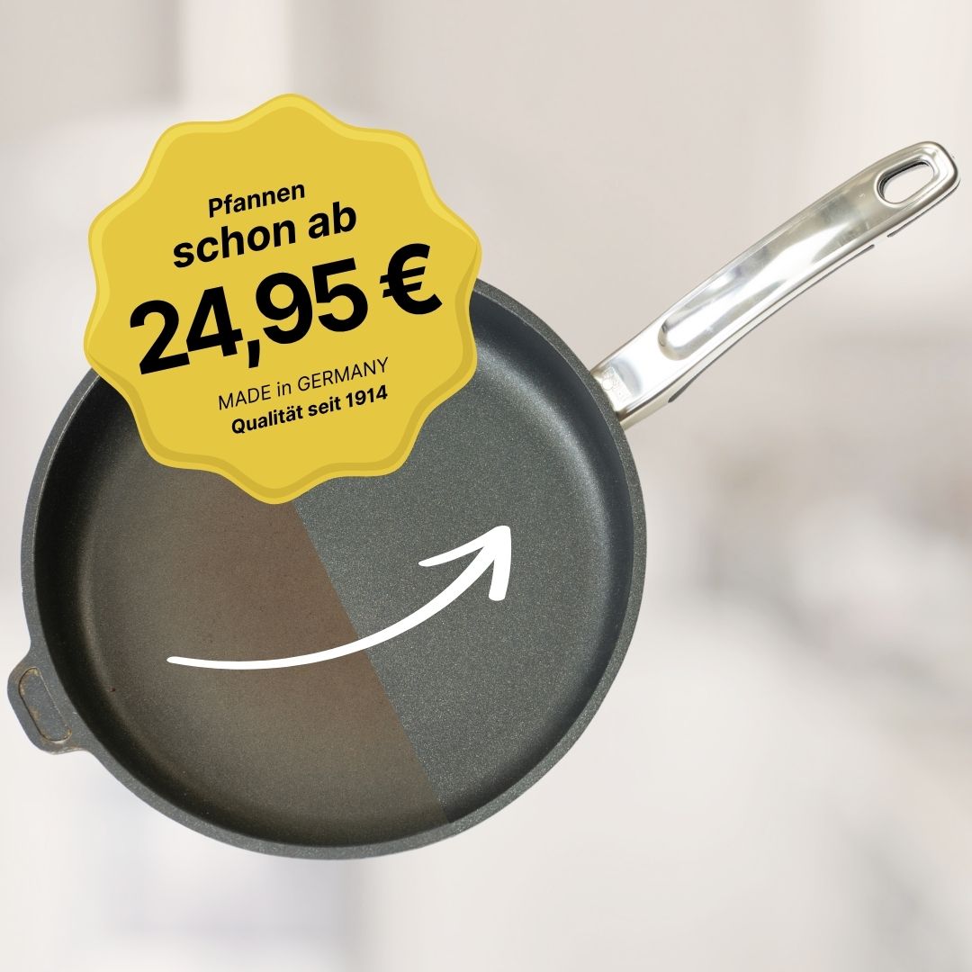 Wiederbeschichtung Pfannen